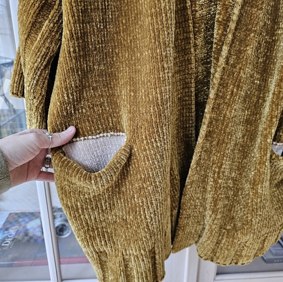 Anthropologie Gold Cardigan Sweater - Picture 6 of 14